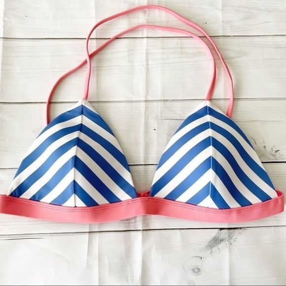 Southern Tide Retreat Chevron Triangle Bikini Top - Picture 1 of 8